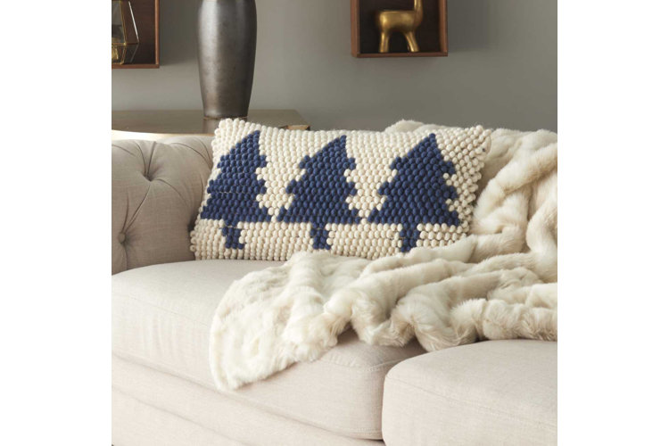 Christmas lumbar hot sale throw pillows